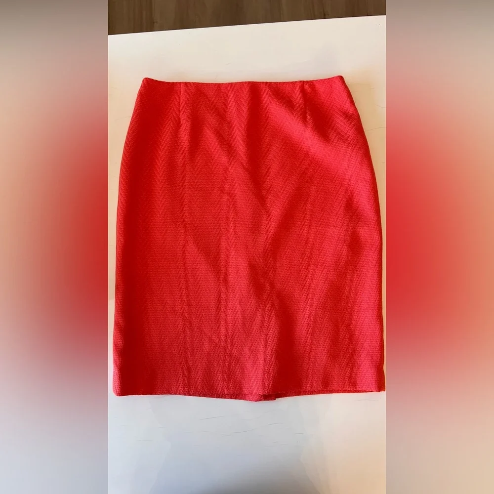 Alex Marie Vibrant coral Pencil Skirt size 8